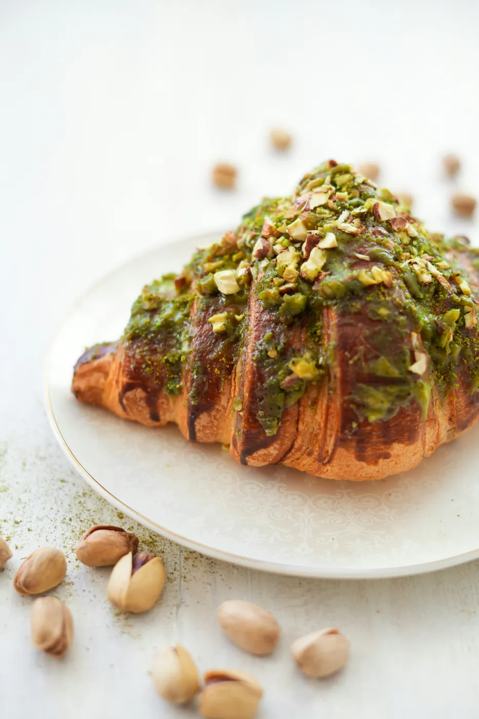 Pistáciový croissant